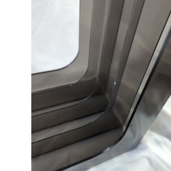 Vintage Gustavsberg Style LP Record Holder Gray Smoked Plastic Holds 40 Albums - Picture 2 of 7